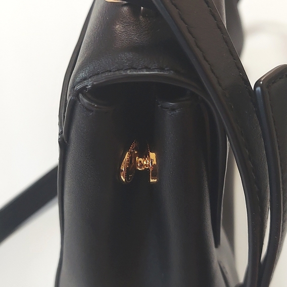 Michael Kors Ava Top Handle Small Satchel With With Black Bow With Dustcover - Picture 6 of 13